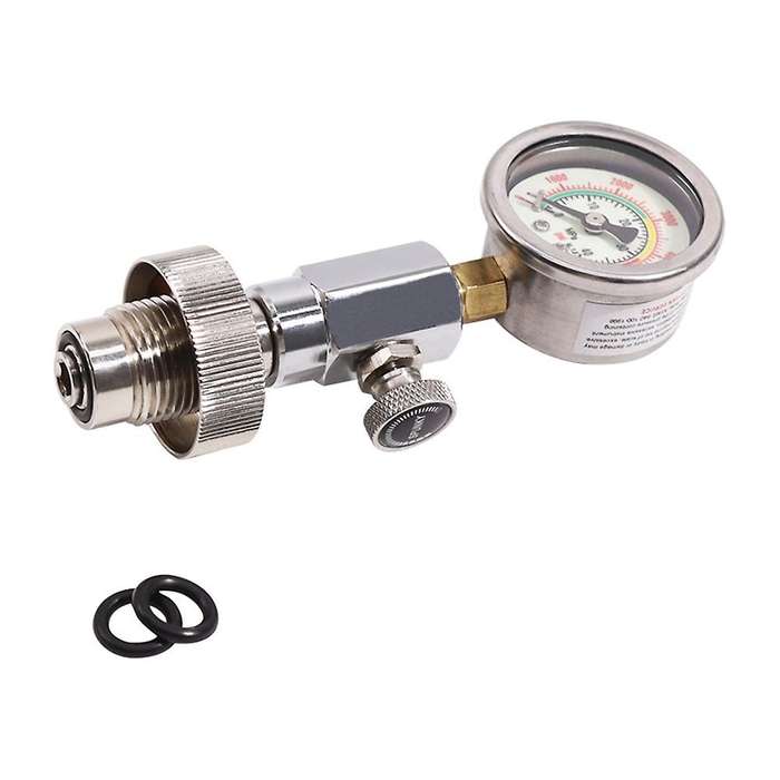 Scuba Diving Tank Pressure Testing Checker Din 232/300 Bar with 400bar/6000psi Gauge