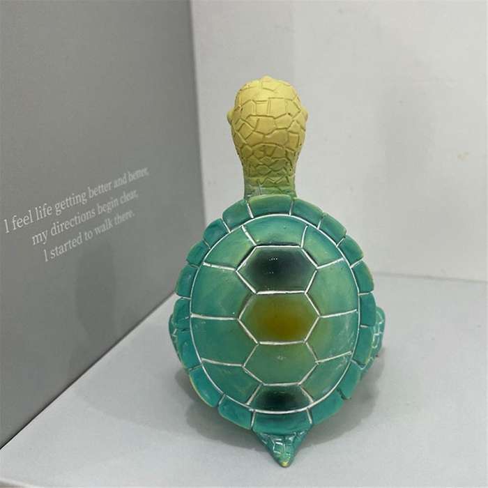 Sea Turtle Figurine Peacefulness Meditating Sea Turtle Statue Decorations for Buddha Yoga Garden Sta