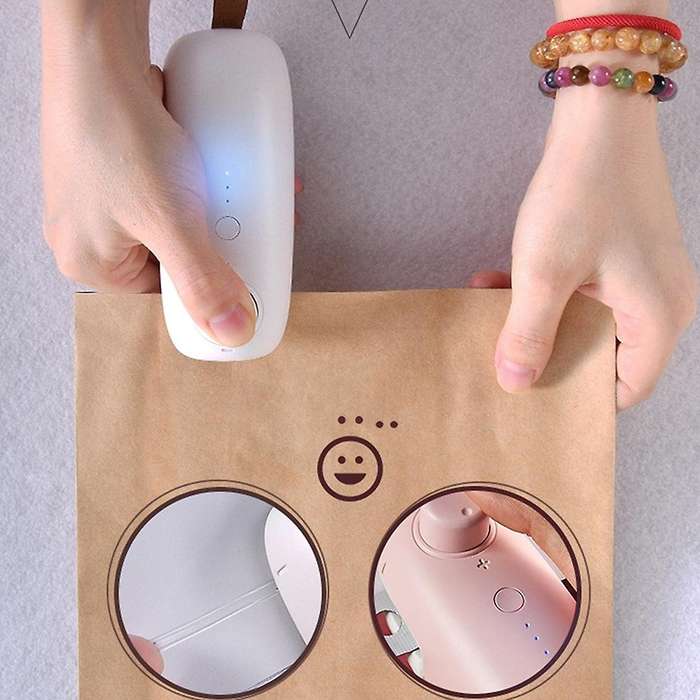 Sealing Machine Hand Pressure Portable Mini Heating Plastic Packaging Machine Handheld Vacuum Food S