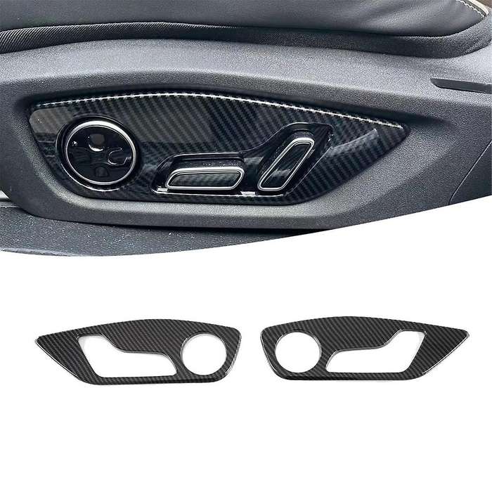 Seat Adjustment Switch Trim Cover Decoration Carbon Fiber Look for TANG