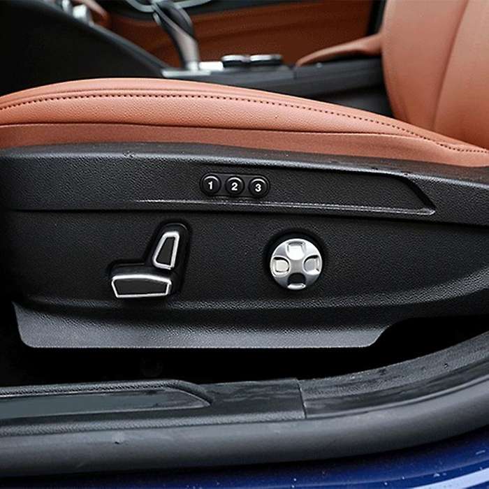 Seat Adjustment Button Cover Trim for Stelvio 2017 2018