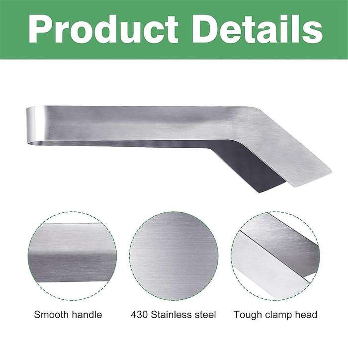 Seedling Transplant Tongs-8.7 Inch Stainless Steel Gardening Plants Transplant Tongs for Reducing Ro