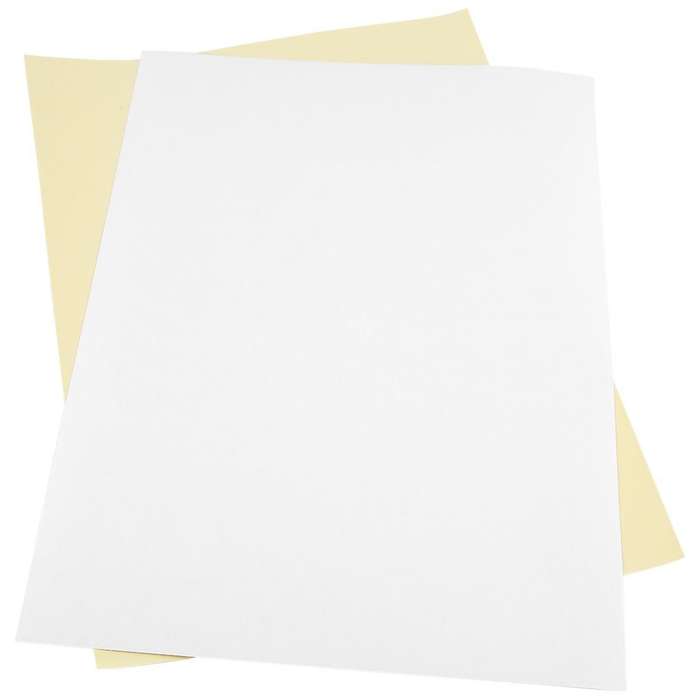Self-adhesive Labels 100 Sheets White Printable Universal Adhesive Labels (210 X 297 Mm)