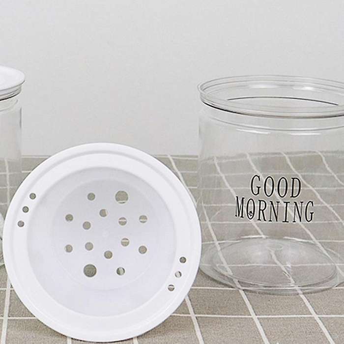 Self-watering Flowerpot Automatic Water Absorption Succulent Aquaculture Transparent Round Plastic