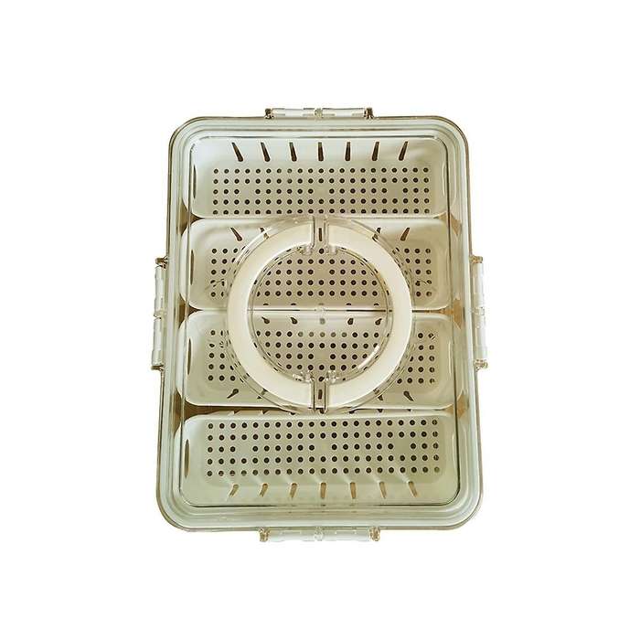 Separate Refrigerator Storage Box Plastic Freezing-refrigerated Portable Vegetable Fruit Container f