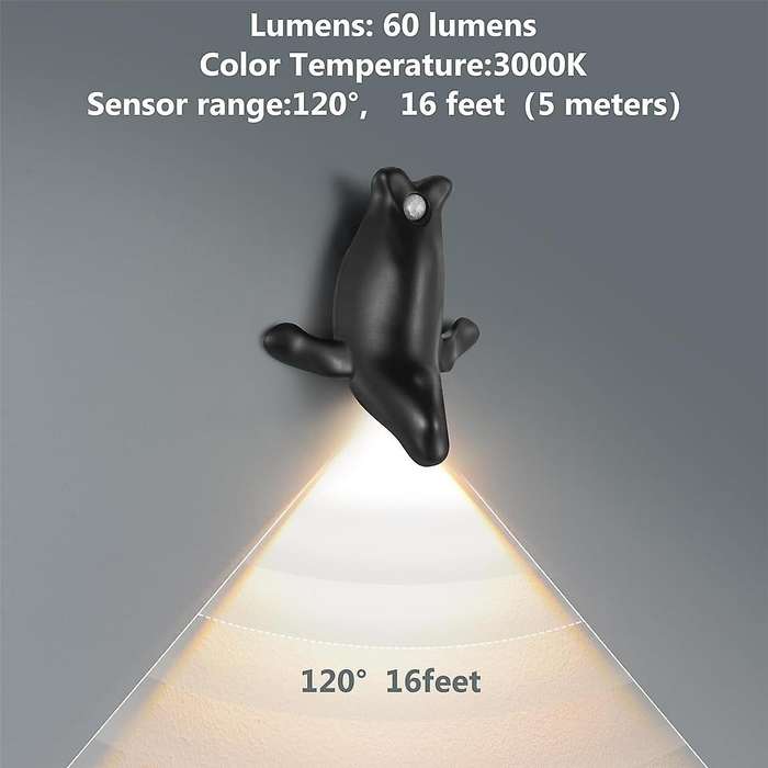 Sensor Wall Sconces Set of Two, Magnetic LED Wall Lights with Motion Detection, Wireless Wall Lamp f