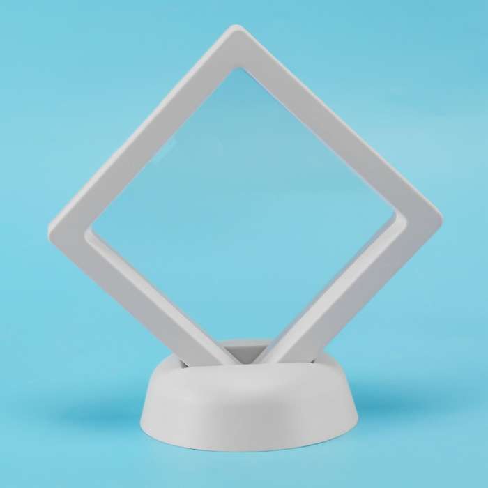 Set Of 10 3D Floating Frame Display Holder with Stands Compatible Coins
