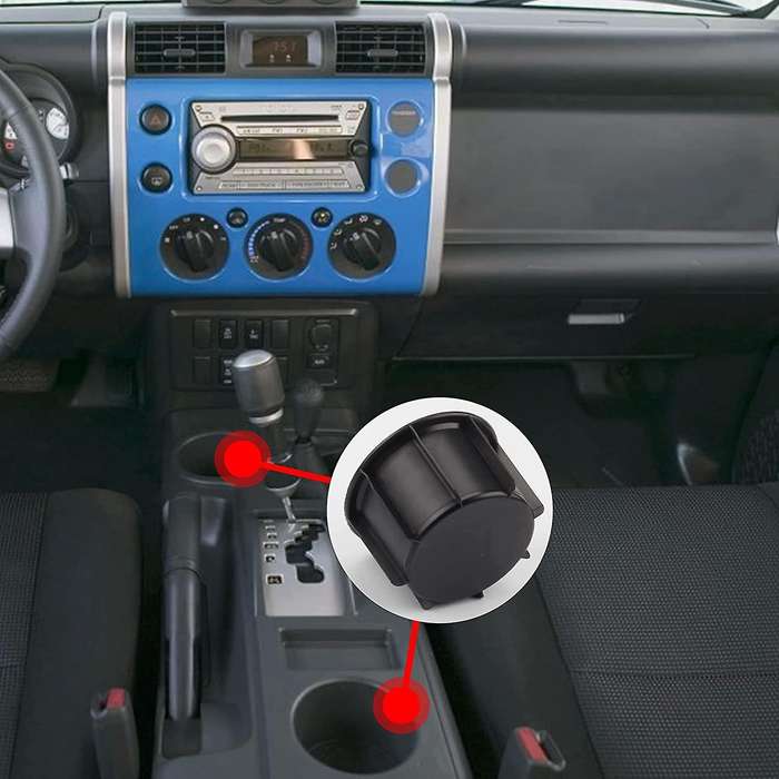 Set of 2 Front Dashboard Drink Cup Holder Assembly Compatible with for 2007-2014 5616-35010