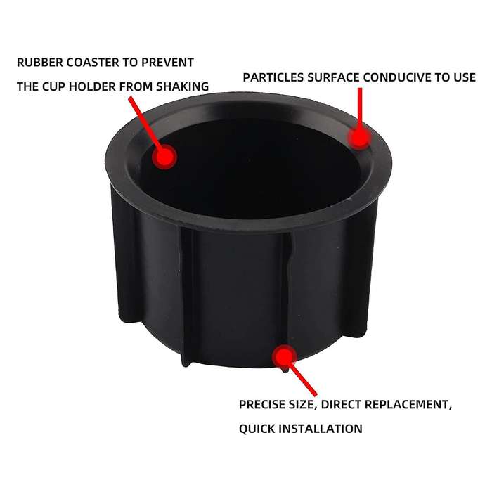 Set of 2 Front Dashboard Drink Cup Holder Assembly Compatible with for 2007-2014 5616-35010