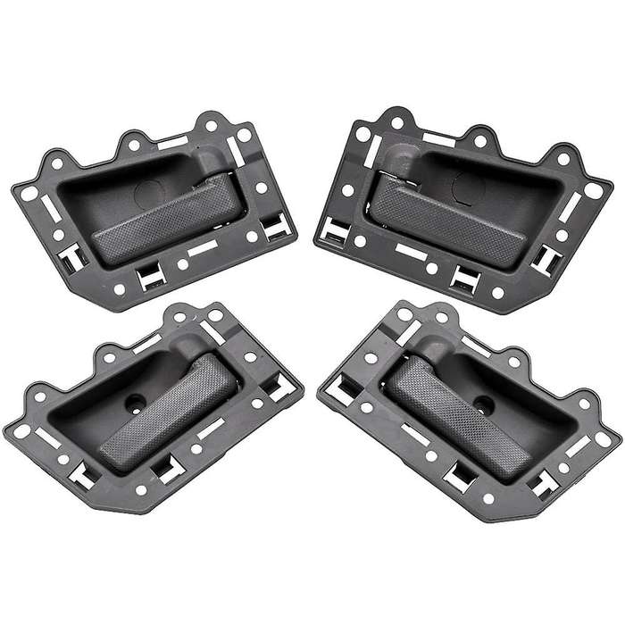 Set of 4 Inside Interior Door Handle Set for 2005-2011 Grand Gray(Front Rear Left Right 4 Doors)