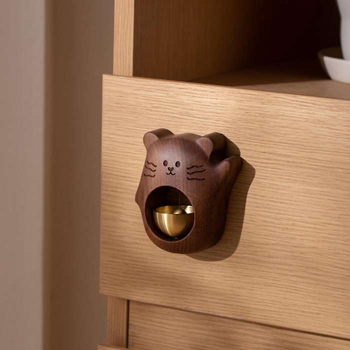 -Shaped Design Bell Doorbell Ornaments Decorative Doorbell Wind Chimes Fridge Personalized Gift Cute