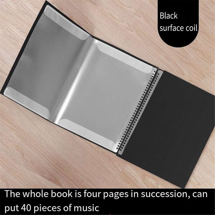 Sheet Music Folder, Music Binder,suitable Choir Folder for Piano Playing and Any Occasion Where Shee