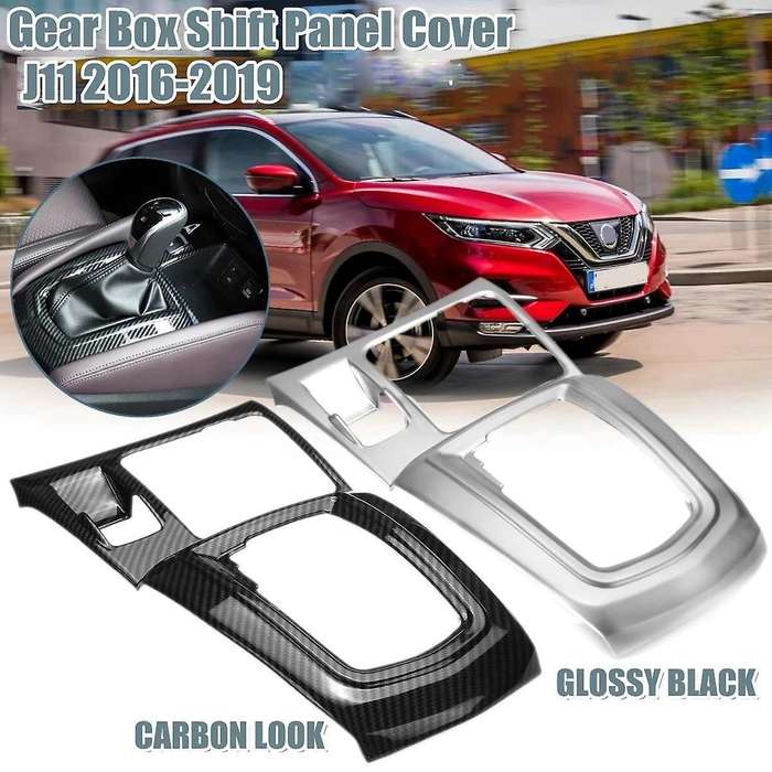 Shift Box Panel Cover Interior Trim Molding Cup Holder Trim Cover for J11 2014-2018 Carbon Pattern
