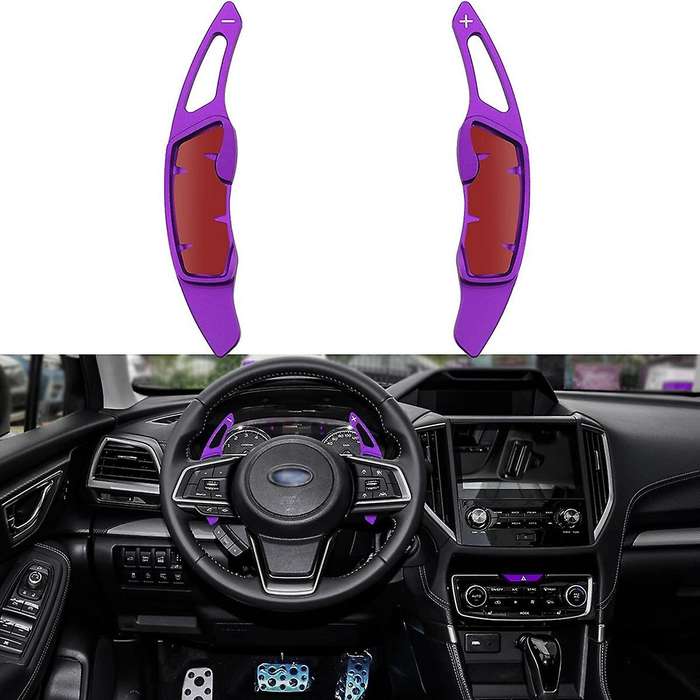 Shift Paddles Cover Extension Steering Wheel Shifter Extended for Forester XV BRZ ,Purple