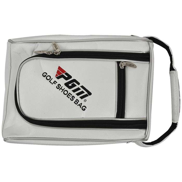 Shoes Bags for Men Pu Leather Waterproof Sport Bag Portable Golf Shoes Bag