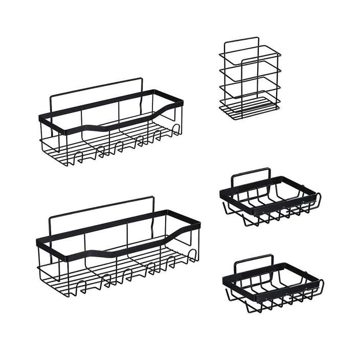 Shower , Bathroom Shower Organizer [5-pack], Self Adhesive Shower Shelves, Shower Shelf for Inside