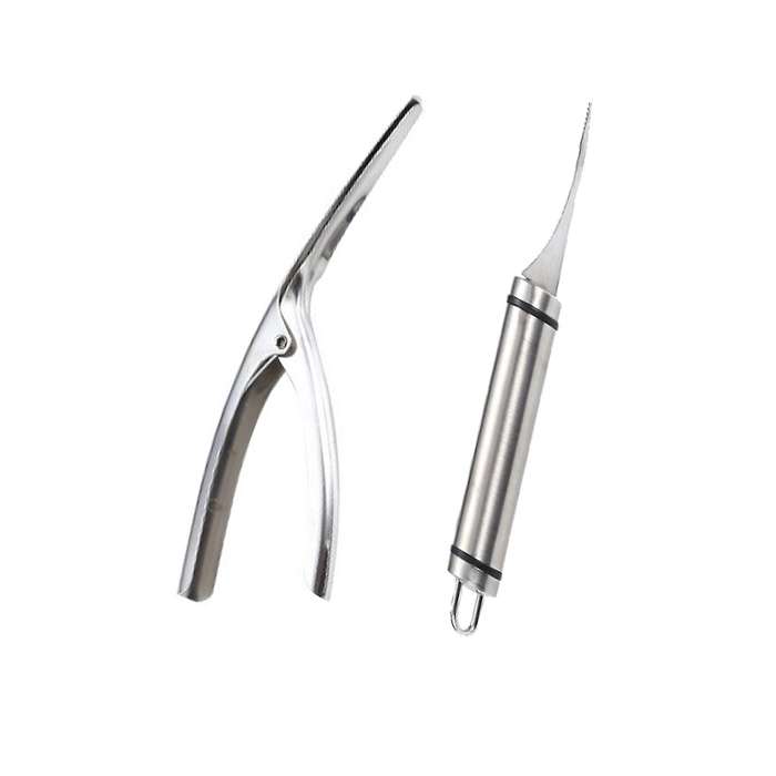 Shrimp Deveiner Tool and Peelers,stainless Steel Shrimp Cleaner Knife Prawn Peeler Shrimp Deveiner