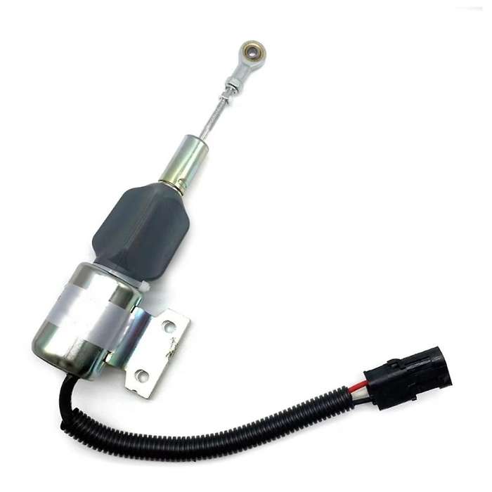 Shut Off Solenoid Compatible for 4BT 5.9L 6BT 5.9L R130 R170 3932529 Engine Reliable Shutdown Contr