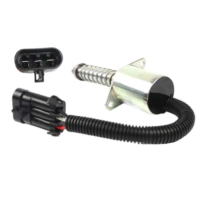 Shut Off Solenoid 12V Stop Solenoid for S150 S160 S175 S185 S205 S250 S300 6681512 7136559 Traction