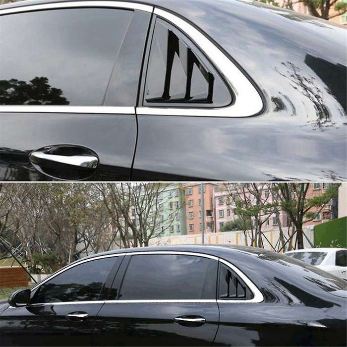 Shutter Decorative Stickers Rear Triangle Window Exterior Decorative Accessories for - Old A-Class 2