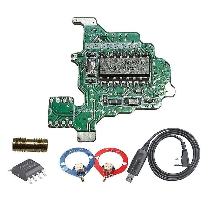 SI4732 Radio Modification Module for UVK5/UVK6 Short Wave FM Modification Module+2xAntenna+Programmi