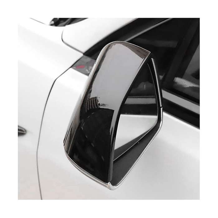 Side Rearview Mirror Cover for 2021 2022 Exterior Accessories, ABS Black