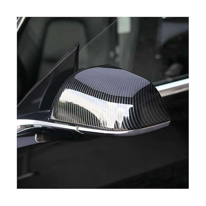 Side Rearview Mirror Cover for 2021 2022 Exterior Accessories, Abs Carbon Fiber