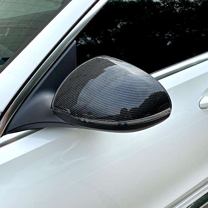 Side Rear View Mirror Cover Trim Side Wing Mirror Caps for 2021 2022 S-Class C-Class W206 W223 Carbo