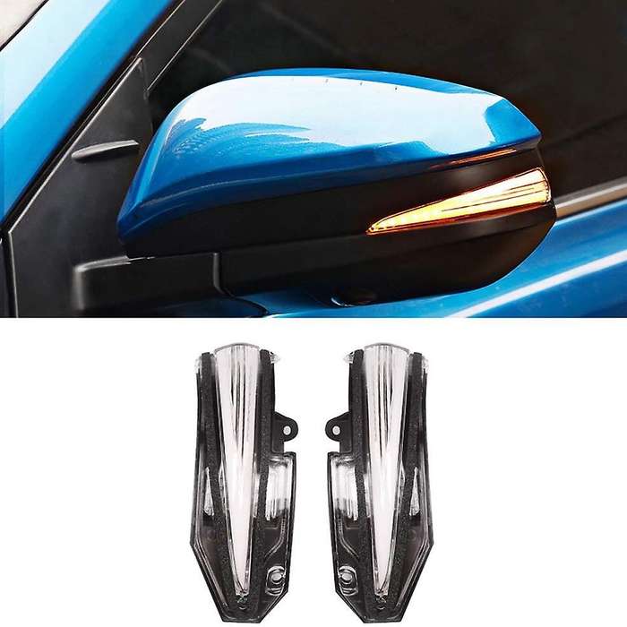 Side Rearview Mirror Light Dynamic LED Mirror Turn Signal Light for XA40 13-18 4Runner 2014-19 XU50