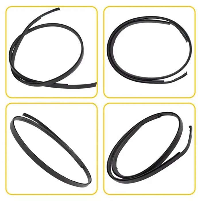 Side Roof Drip Moulding Trim for Yaris Sedan 2007-2011 Sealing Strip 75551-52160 75552-52140