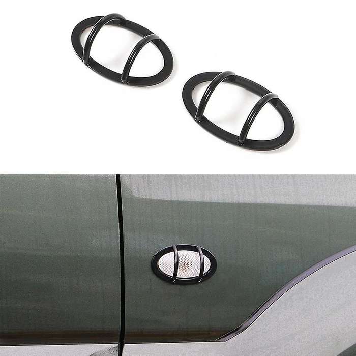 Side Turn Signal Light Cover Trim Lamp Guards Frame for 2012-2017 Car Accessories