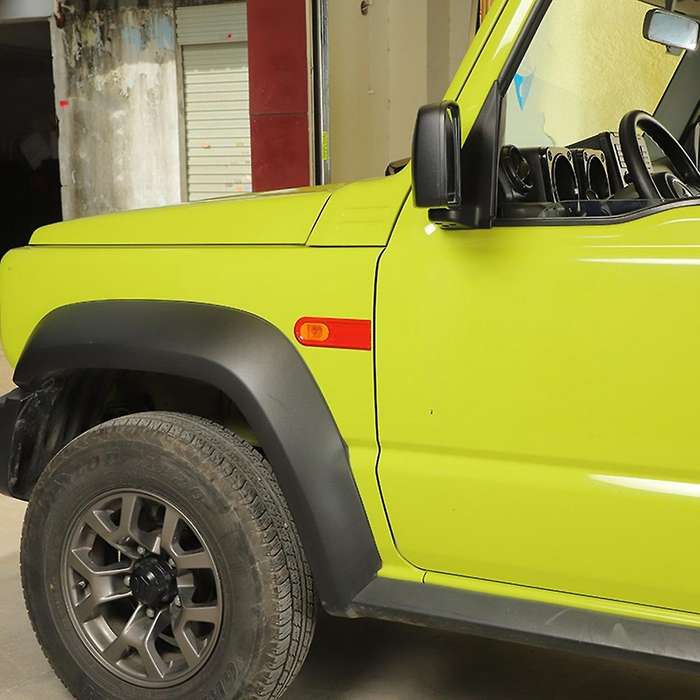 Side Turn Signal Light Lamp Decoration Cover Trim for Jimny 2019 2020 2021 Car Accessories (Red)