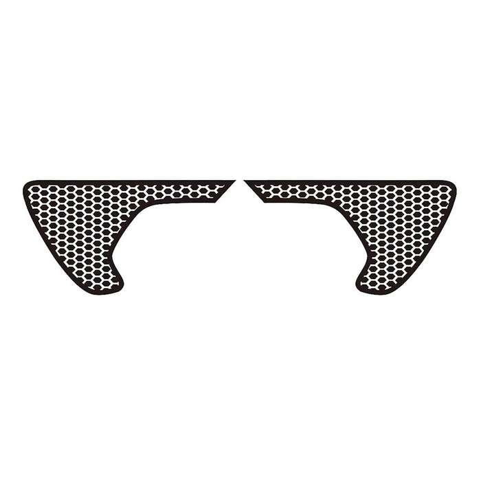 Side Vent Honeycomb Decals, Precut Black PVC Sticker for JL / JT 2018-2024