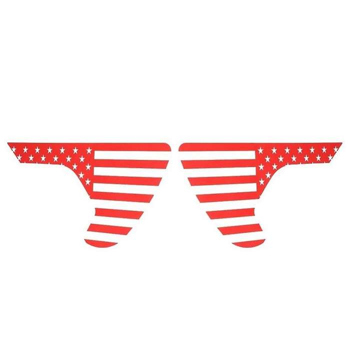 Side Vent Sticker Cover Decals Trim Red for Jl Jlu 2018-2022 Jt 2020-2022