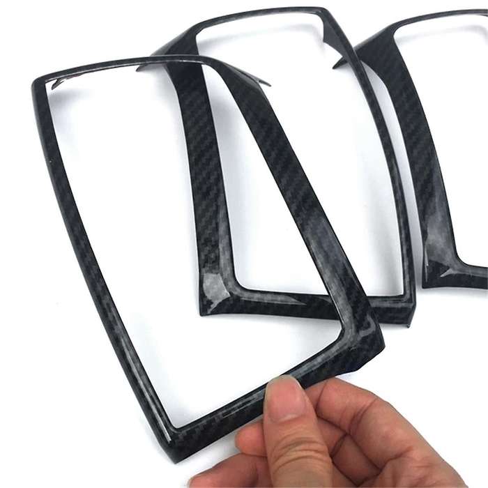 Side Wind Outlet Panel Frame Cover Trim Abs Dashboard Sticker for Ranger Everest Endeavour 2015-201