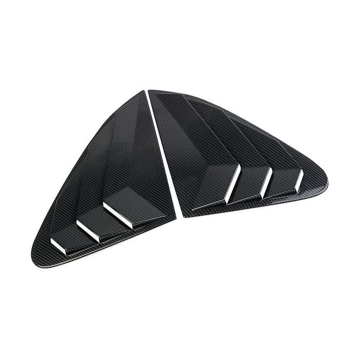 Side Window Louvers Shades Cover Blinds for 2023 Edition - Abs Carbon Fiber