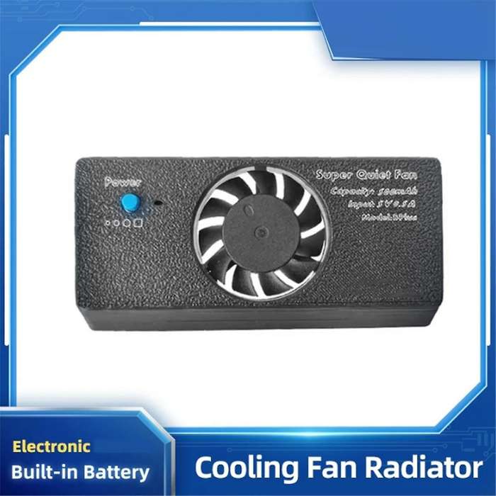 Silent Live Broadcast Radiator Cooling Fan with Electronic Switch Silent Mirrorless Camera A7M3 A640