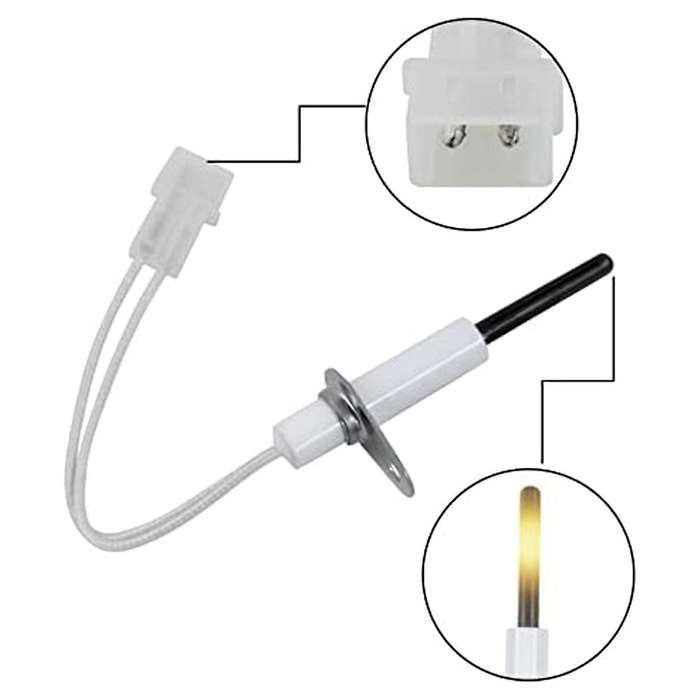 Silicon Carbide Hot Surface Ignitor120V Replacement for Gas Furnace Hot Surface Ignitor Igniter Repl