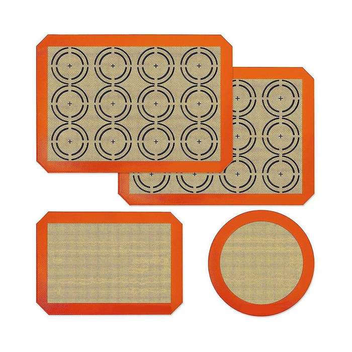 Silicone Baking Mat Sheets Set, Easy Clean &non-stick Food Grade Reusable Baking Mats,for Oven, Mac