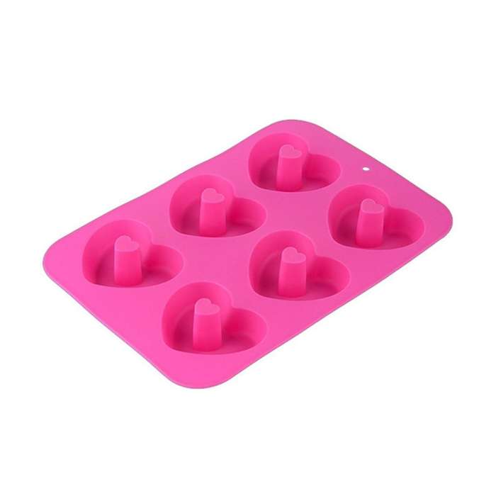 Silicone Donut Pan, Just Pop-out, Non Stick Doughnuts Baking Pans for Donuts, Muffin, Cake Biscuit
