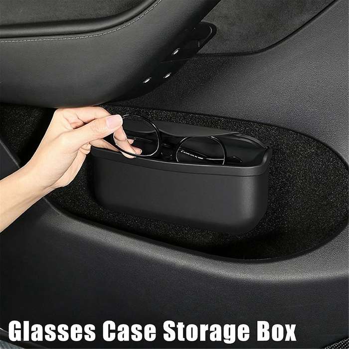 Silicone Eyeglasses Case with Car Sticker Organizer Sticky Box Car for /y 2017-2022