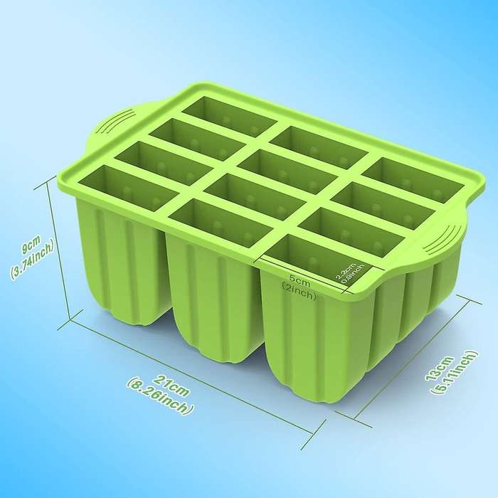 Silicone Popsicle Mold,frozen Popsicle Mold Maker for Popsicle Ice Cream Diy,with 50pcs Popsicle St
