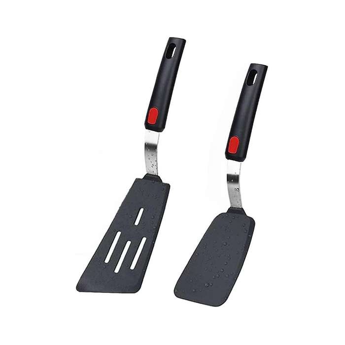 Silicone Spatula 2, 600F Heat Resistant Cooking Spatulas for Cookware, Kitchen Utensils Use Spatul