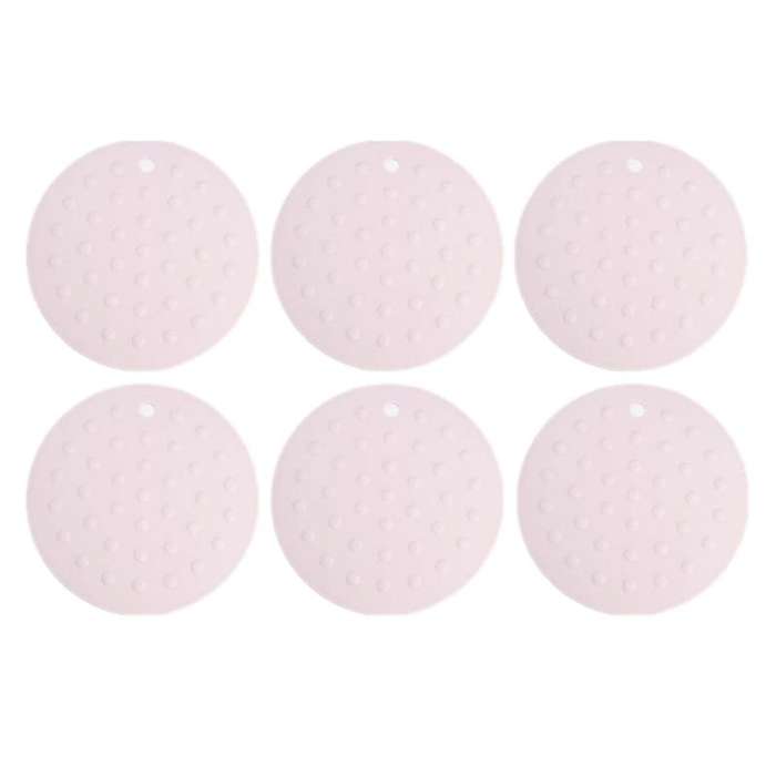 Silicone Triangular Mat Heat Mat Pot Holder Spoon Holder Coaster Kitchen Tool 6Pcs