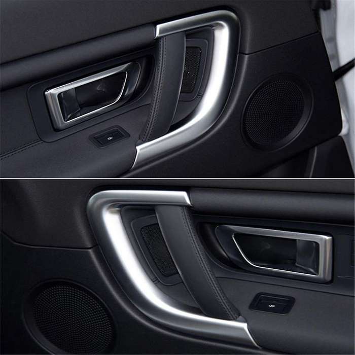 Silver Car Right Interior Door Pull Handle Cover Trim Replacement for Sport 2015-2019 Lr076102