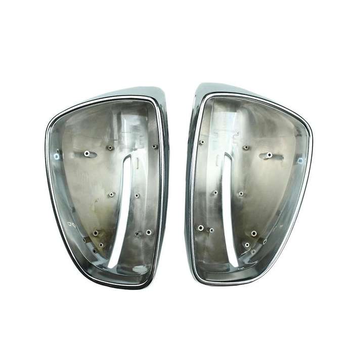 Silver Car Side Door Rearview Mirror Cover Trim for Tt Tts Ttrs Mk2 8j R8 42 2007-2014