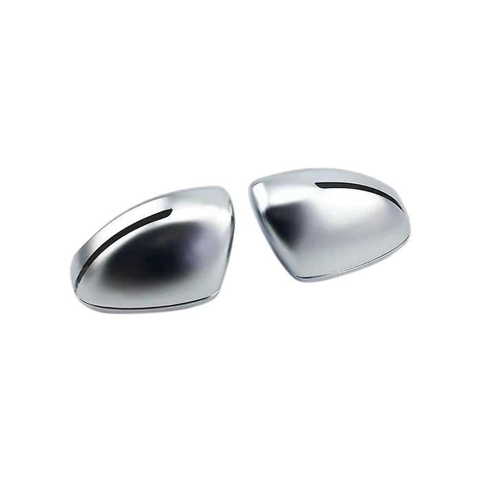 Silver Car Side Door Rearview Mirror Cover Trim for Tt Tts Ttrs Mk2 8j R8 42 2007-2014