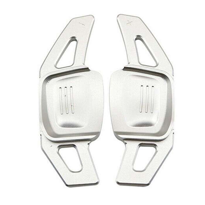 Silver Car Steering Wheel Shifter Paddle Extension Aluminium Alloy for Golf MK7 MK8 MK2 B8 Atlas