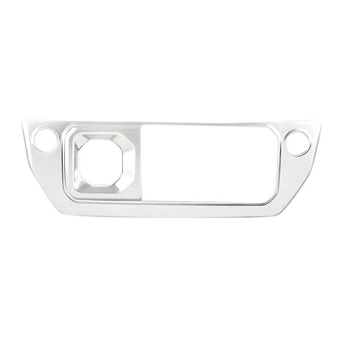 Silver Center Control Air Conditioning Button Cover Trim Gear Shift Panel Frame for 2020 2021