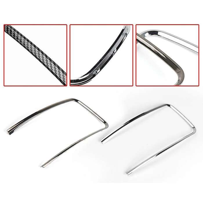 Silver Car Water Cup Holder Trim Ring Console Box Storage Box Electroplating Strip for Lacrosse 200